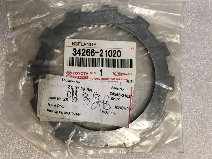 Фланец двигателя акпп новый оригинал TOYOTA 3426621020