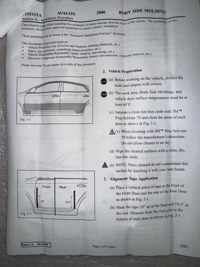 Накладки на двери правые TOYOTA CAMRY V40 PT29A07060RK